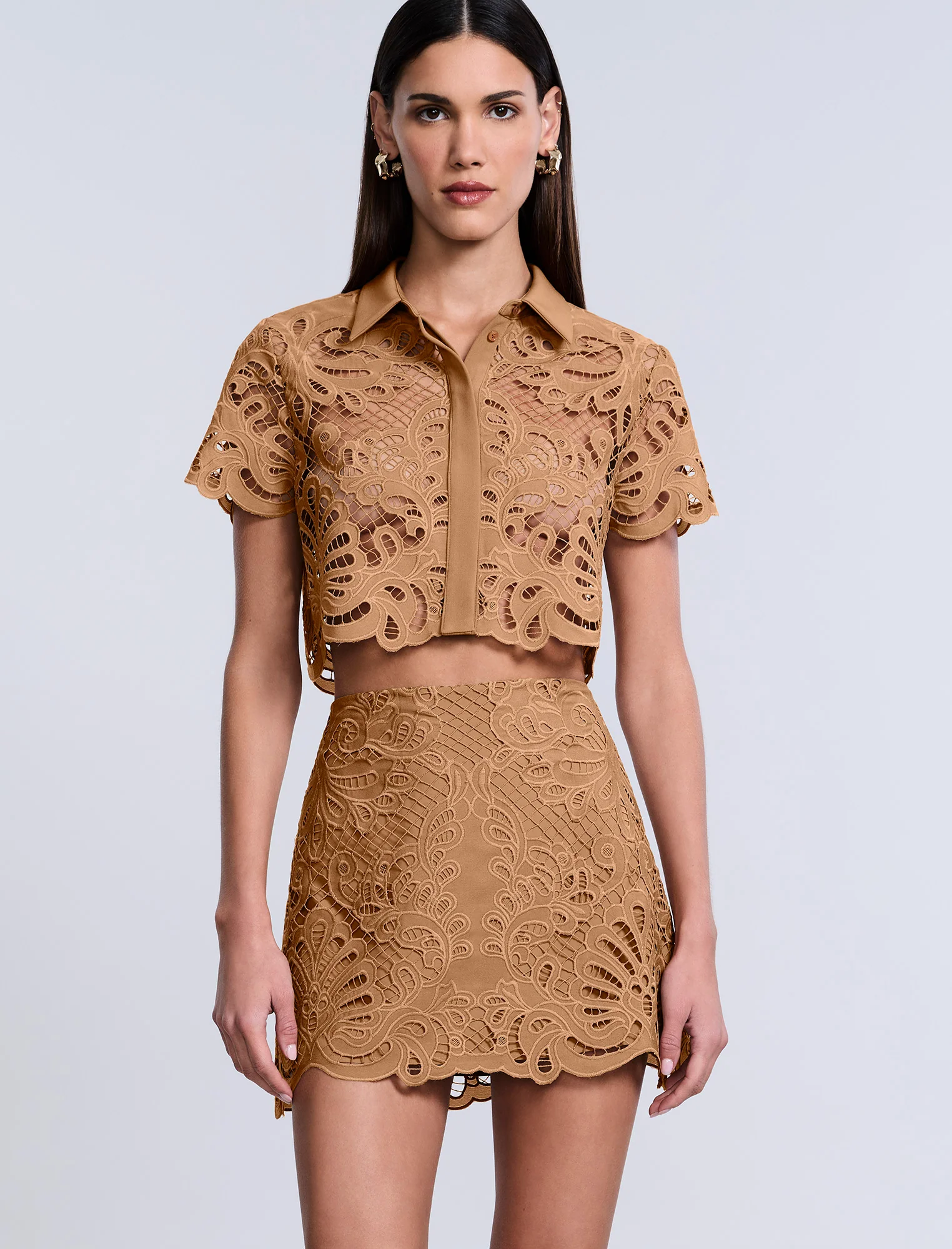 Eyelet Mini Skirt - Builderot