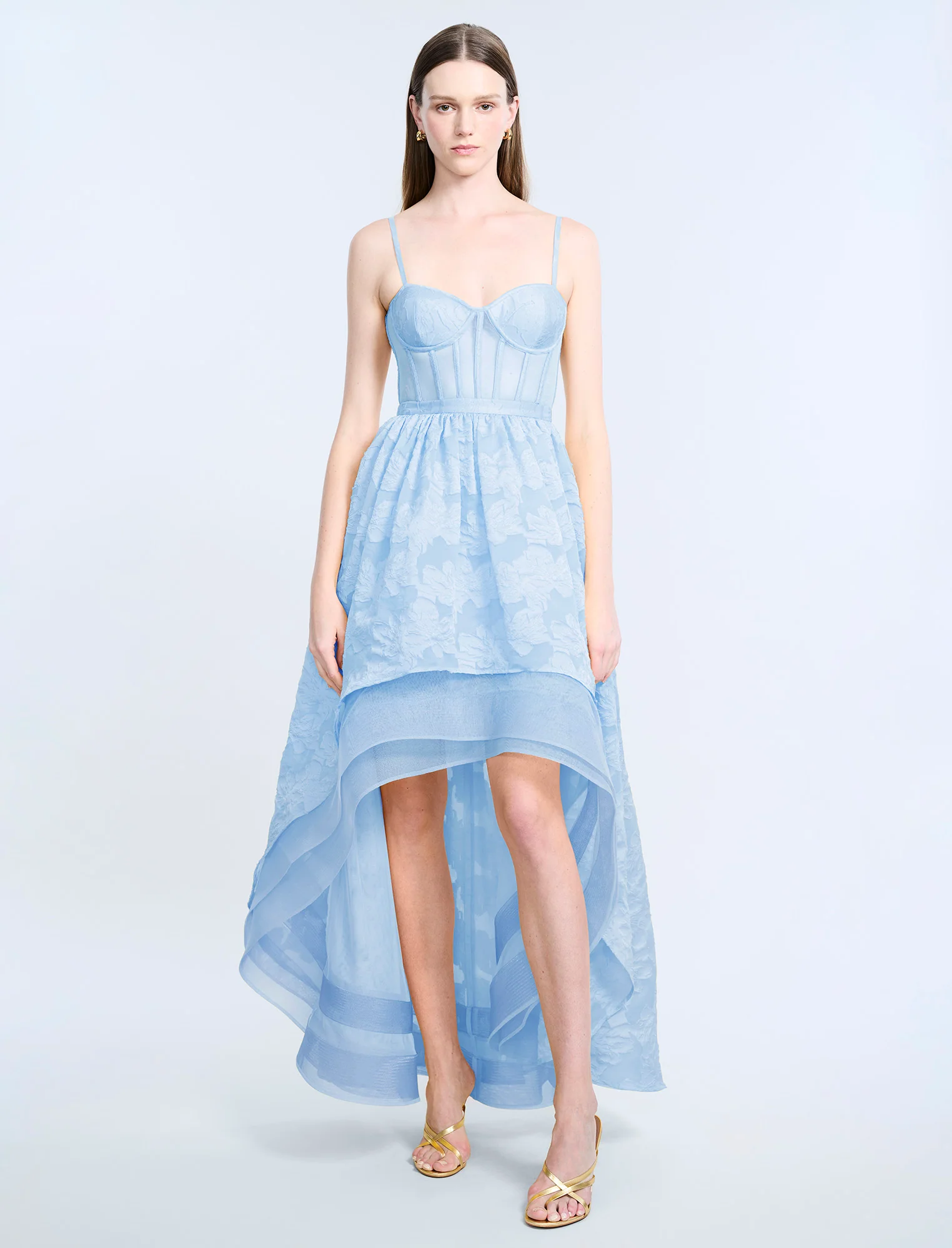High Low Organza Tulle Gown - Builderot