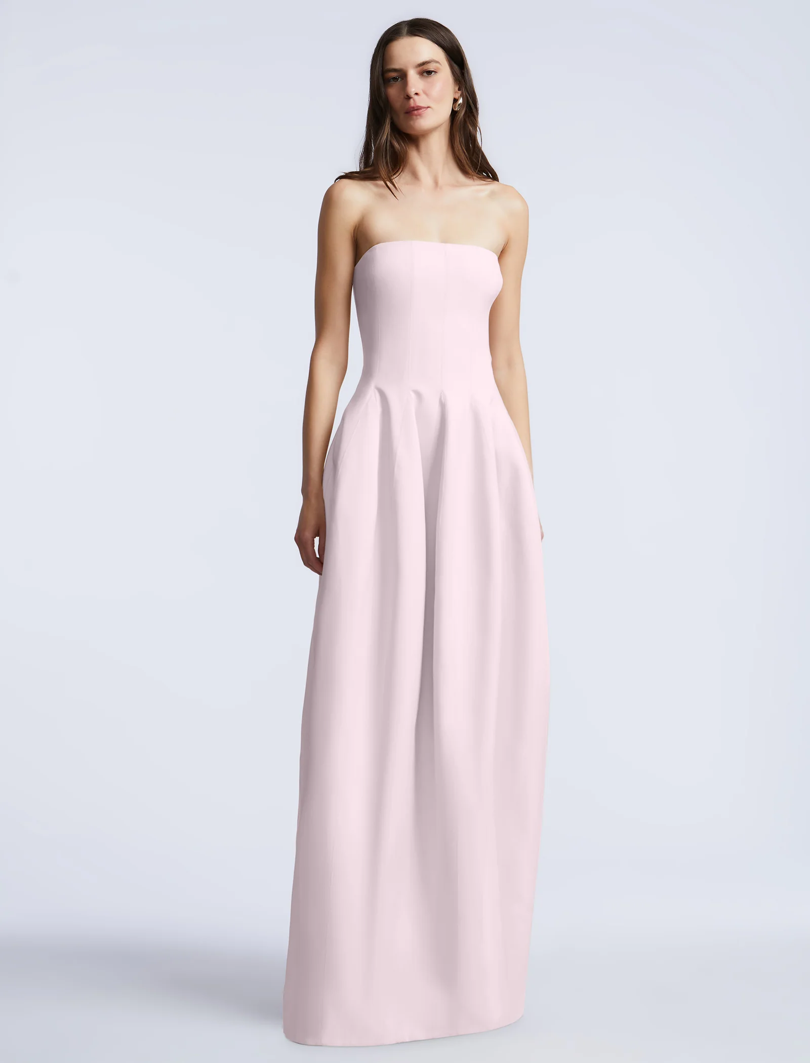 Solid Structured Gown - Builderot
