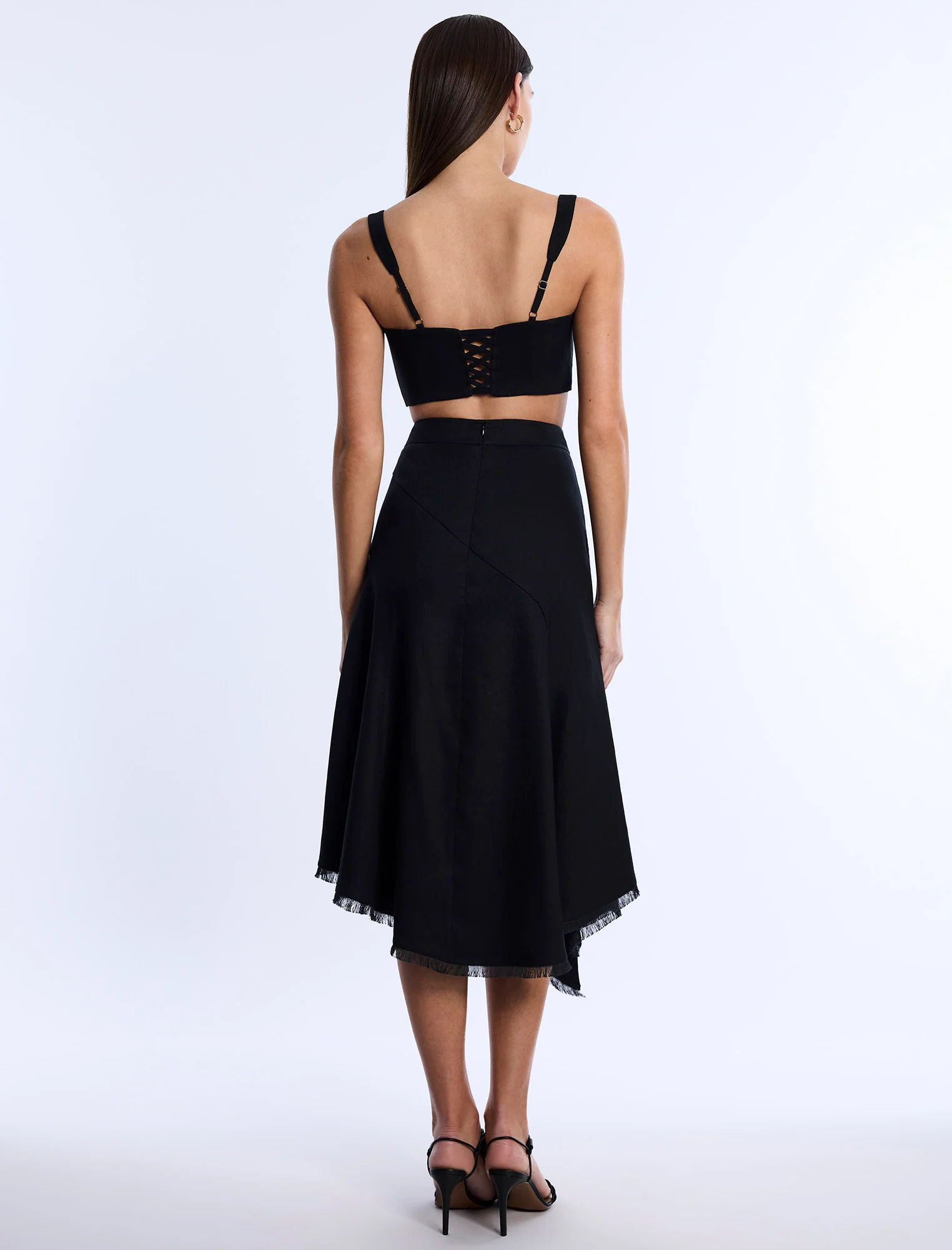 High-Slit Flared Skirt - Builderot