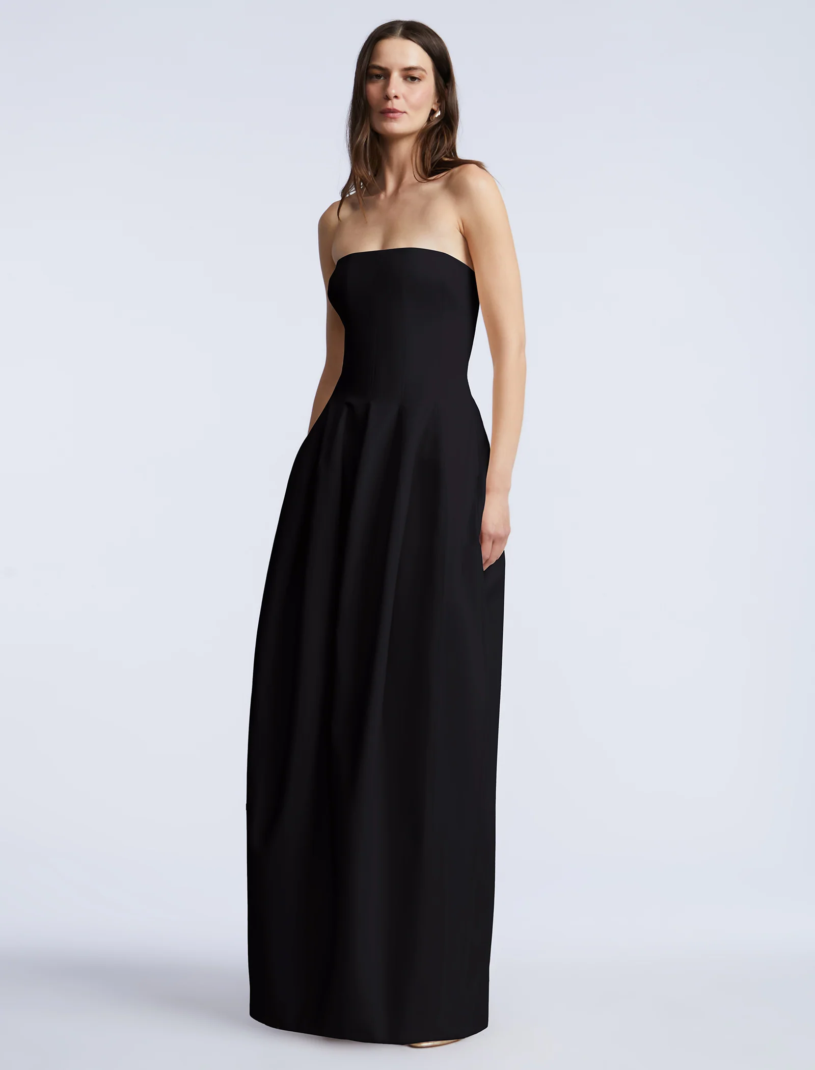 Solid Structured Gown - Builderot