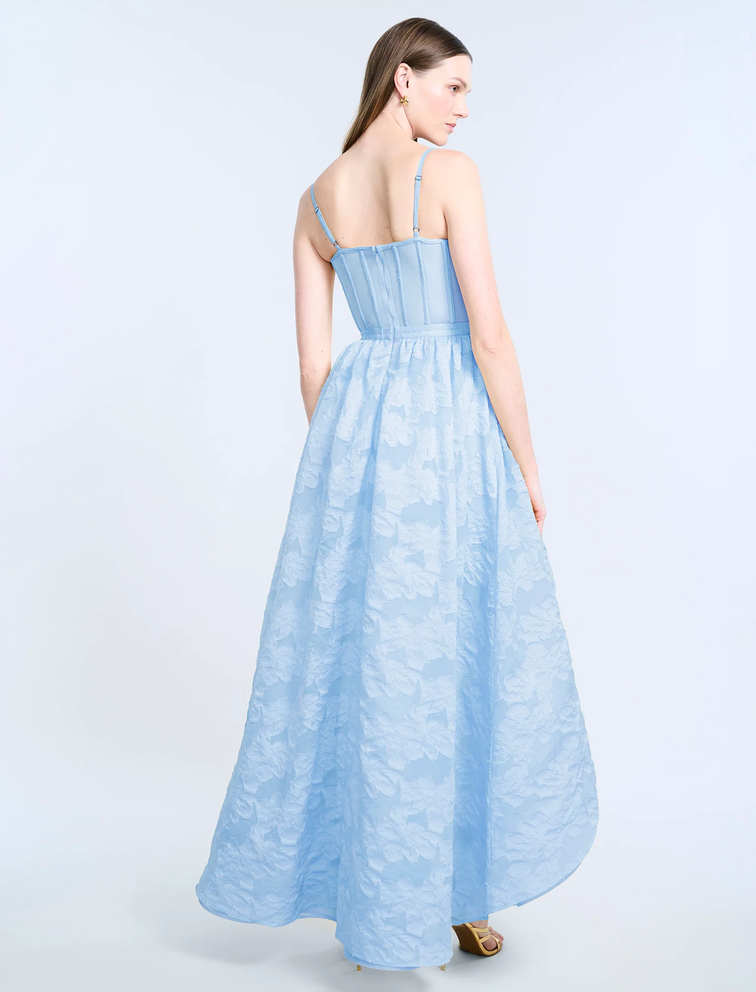 High Low Organza Tulle Gown - Builderot