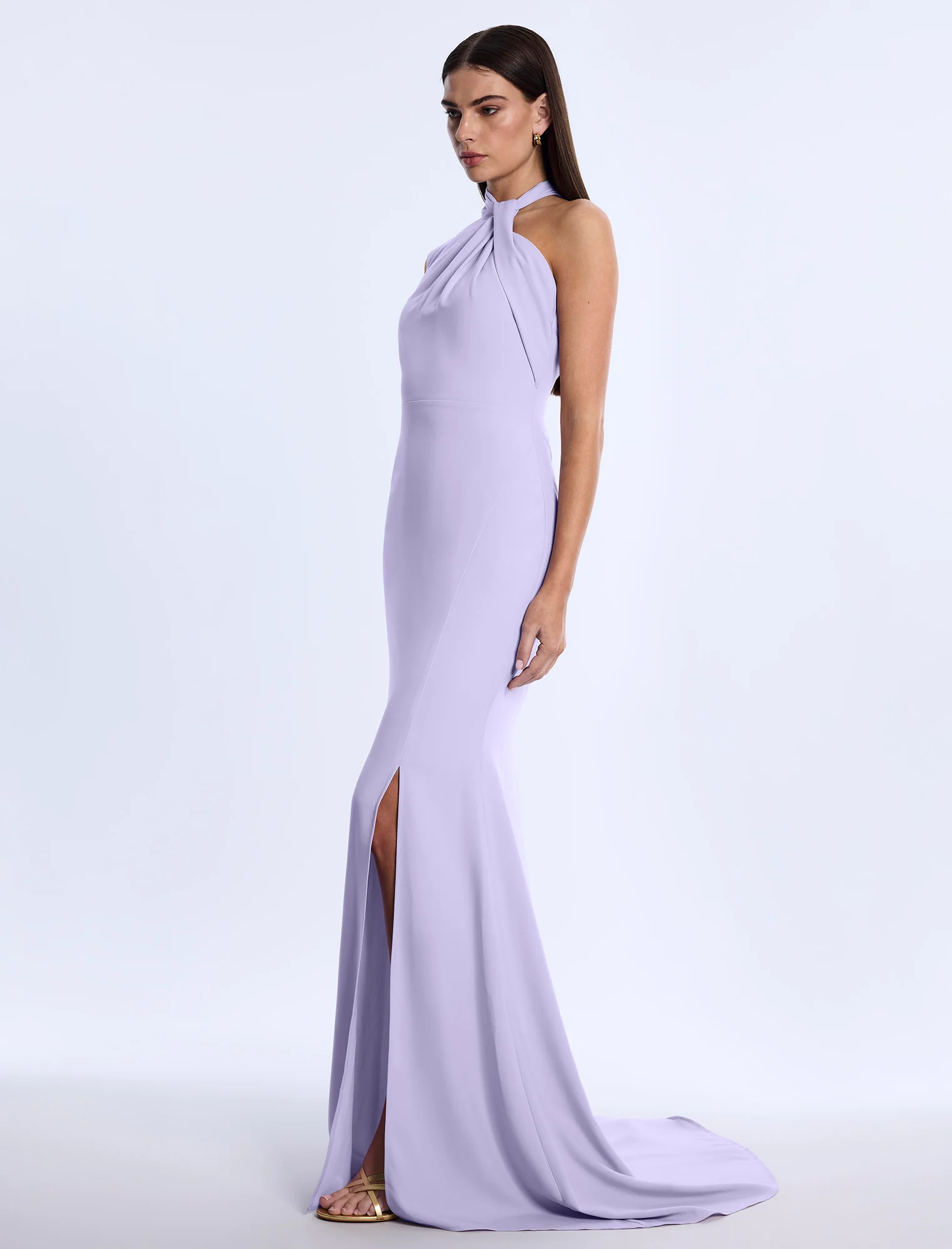 Drape Neck Gown - Builderot
