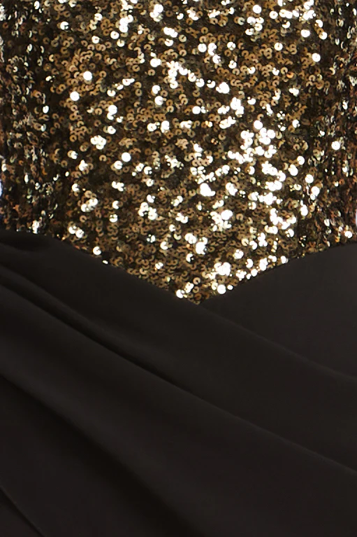 Sequin Crepe Dress - Builderot