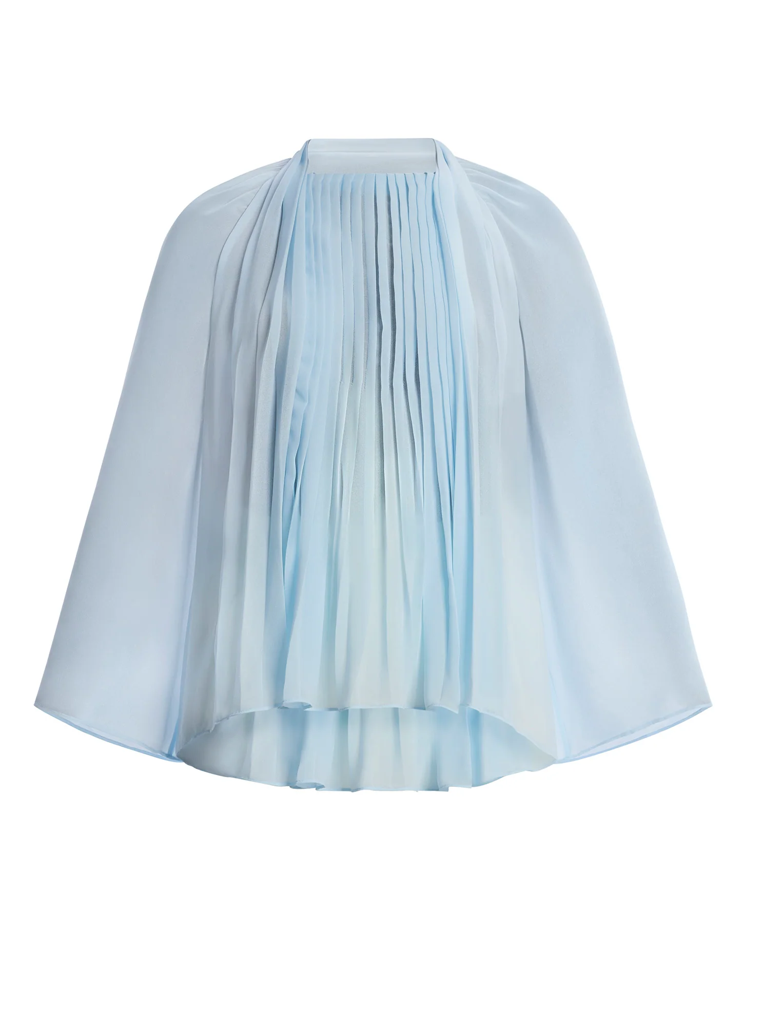 Pleated Sheer Blouse - Builderot
