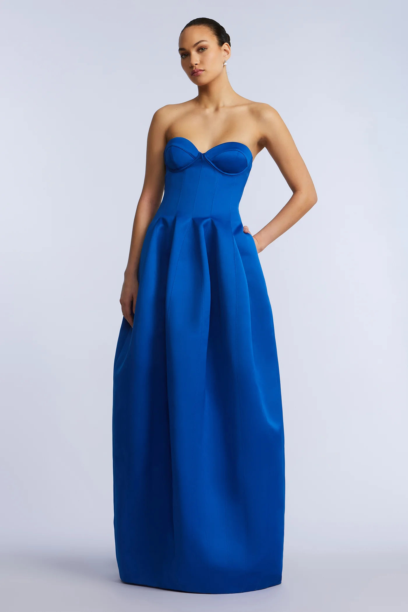 Strapless Structured Gown - Builderot