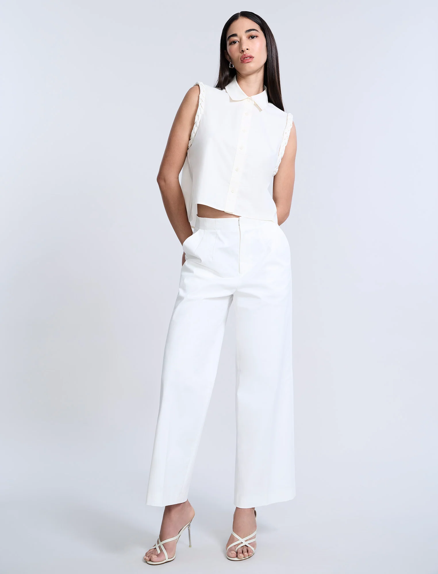 Braided Button Down Shirt - Builderot