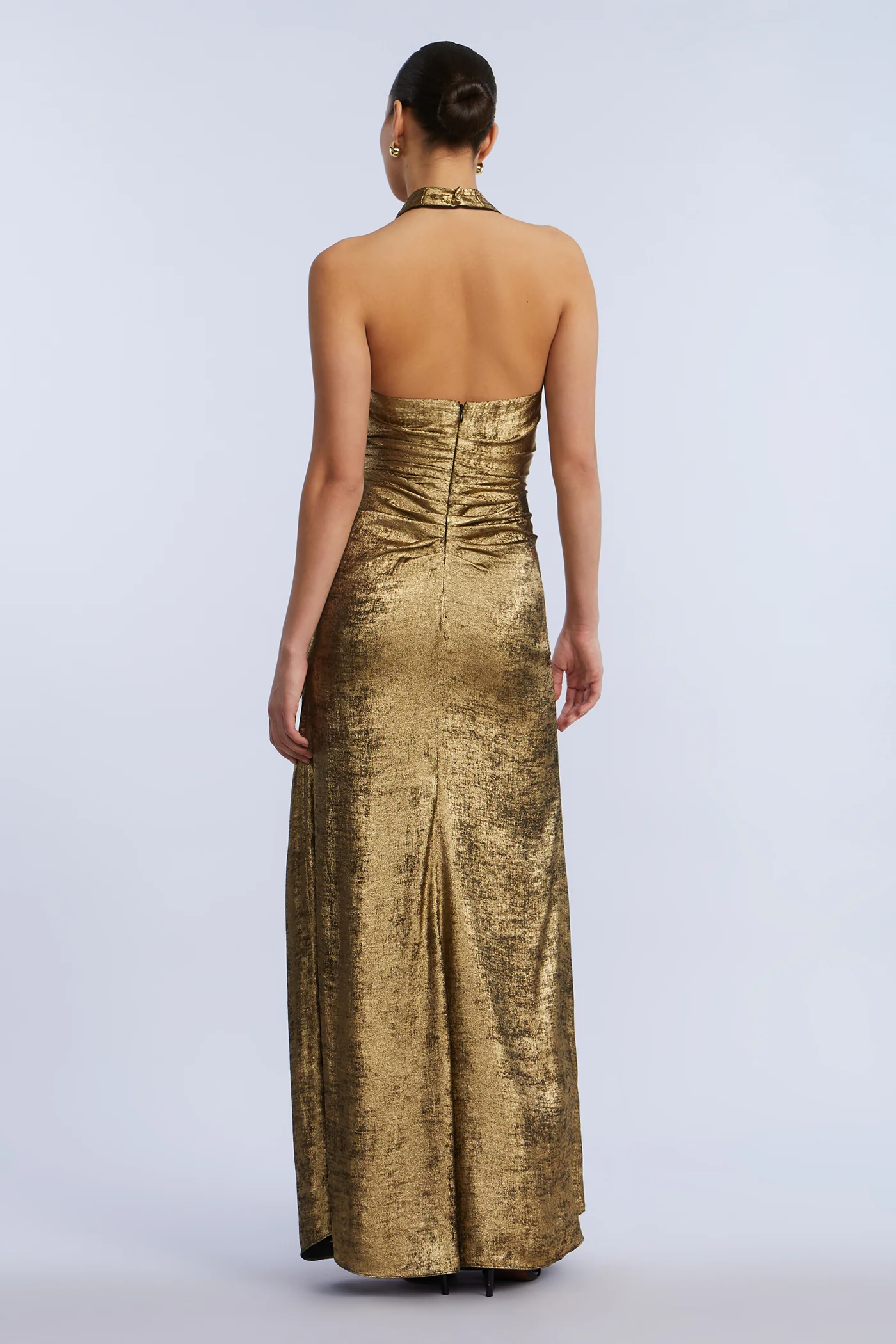 Lame Halter Gown - Builderot