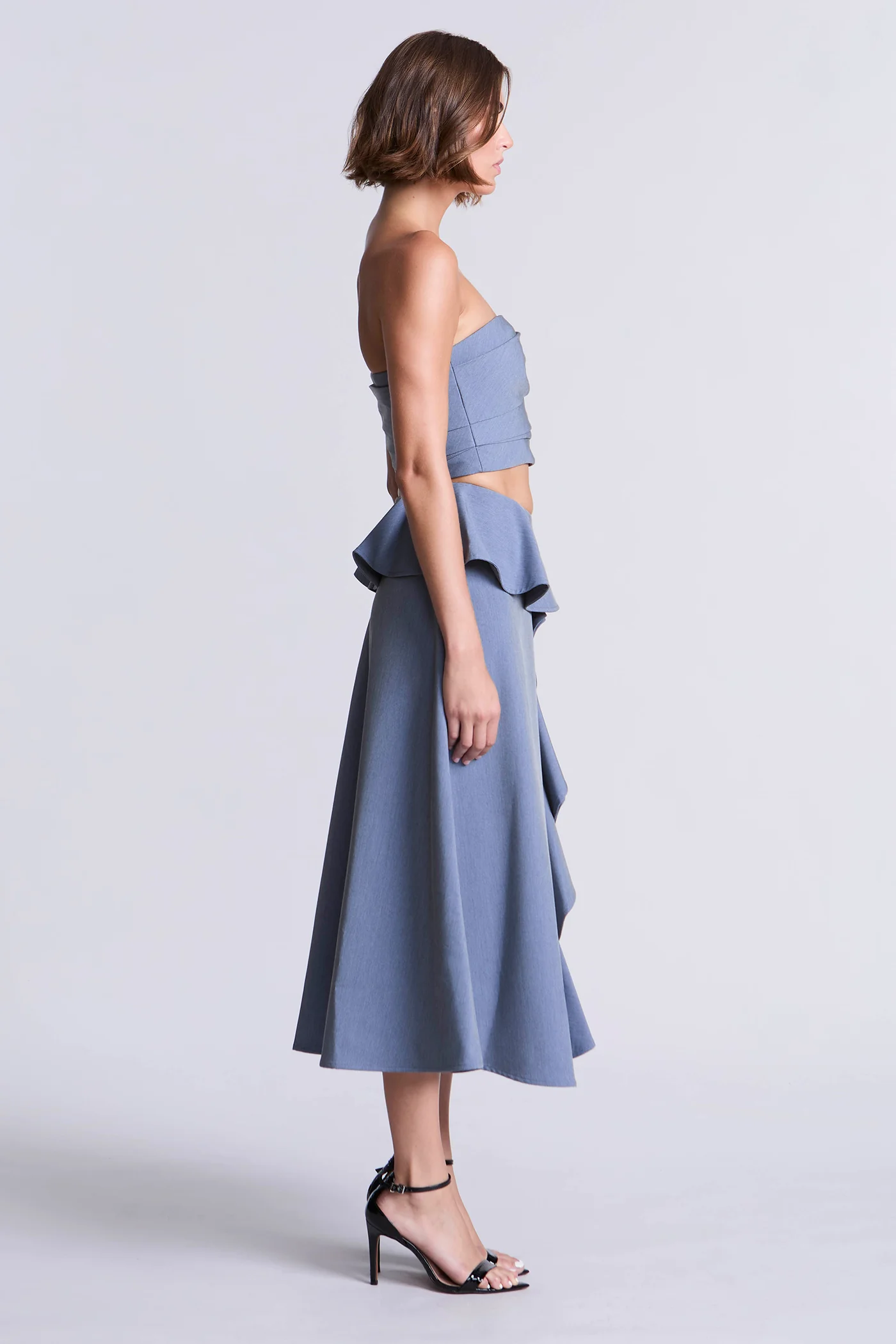 Solid Suiting Fabric Bustier - Builderot