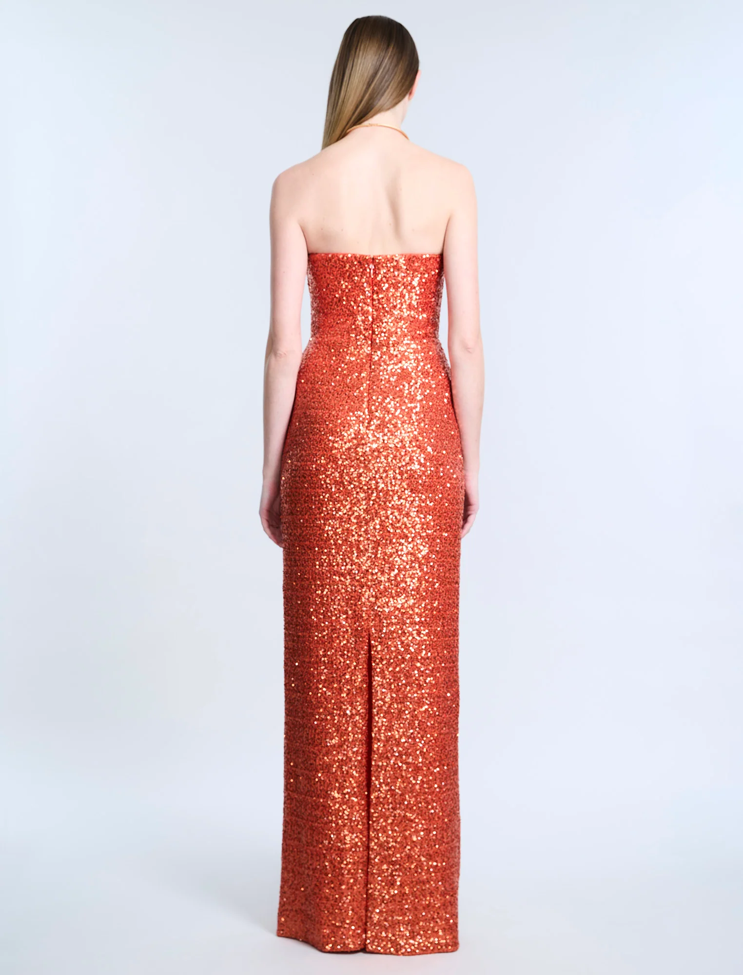 Plunging U Neckline Gown - Builderot