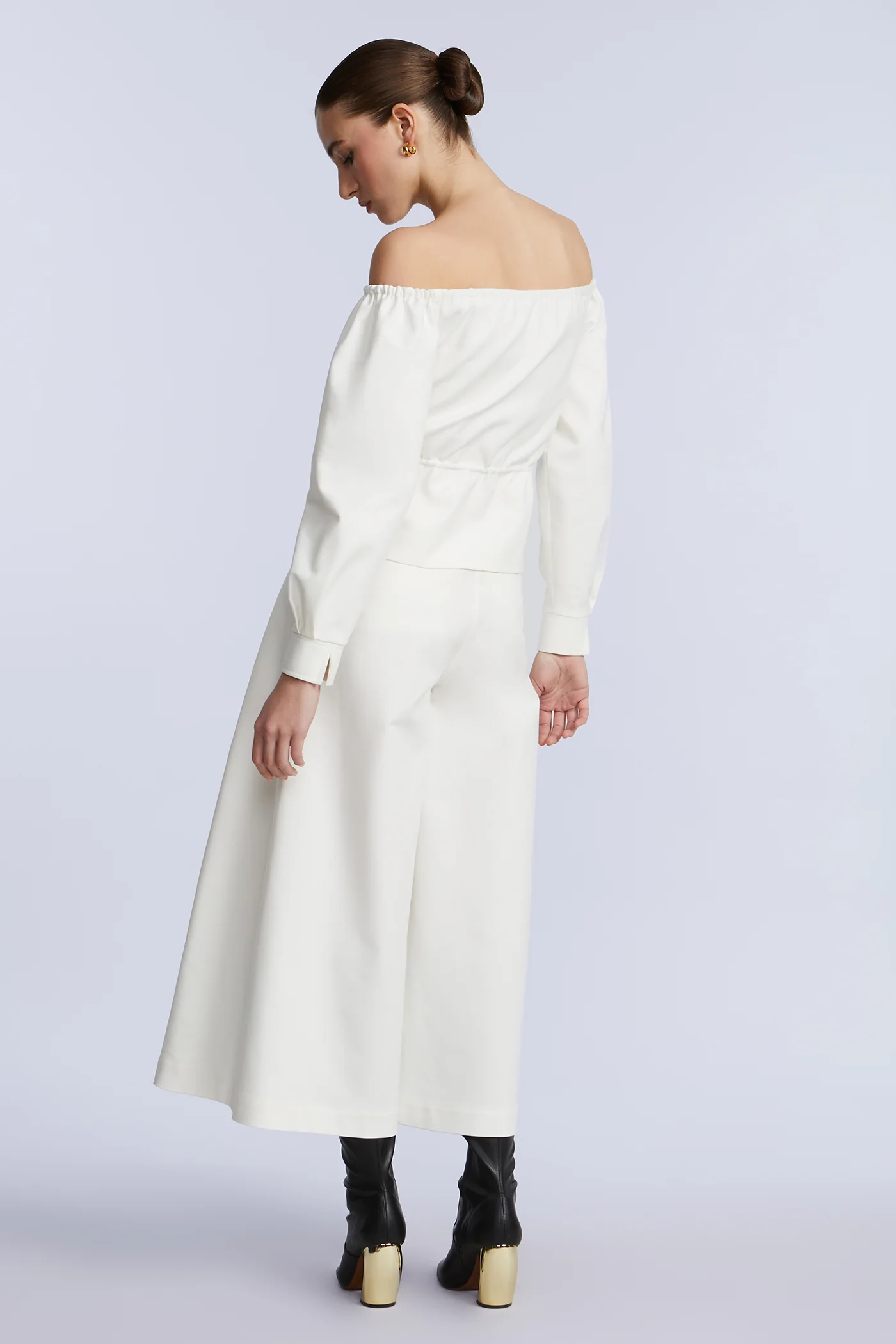 Off Shoulder Drawstring Top - Builderot