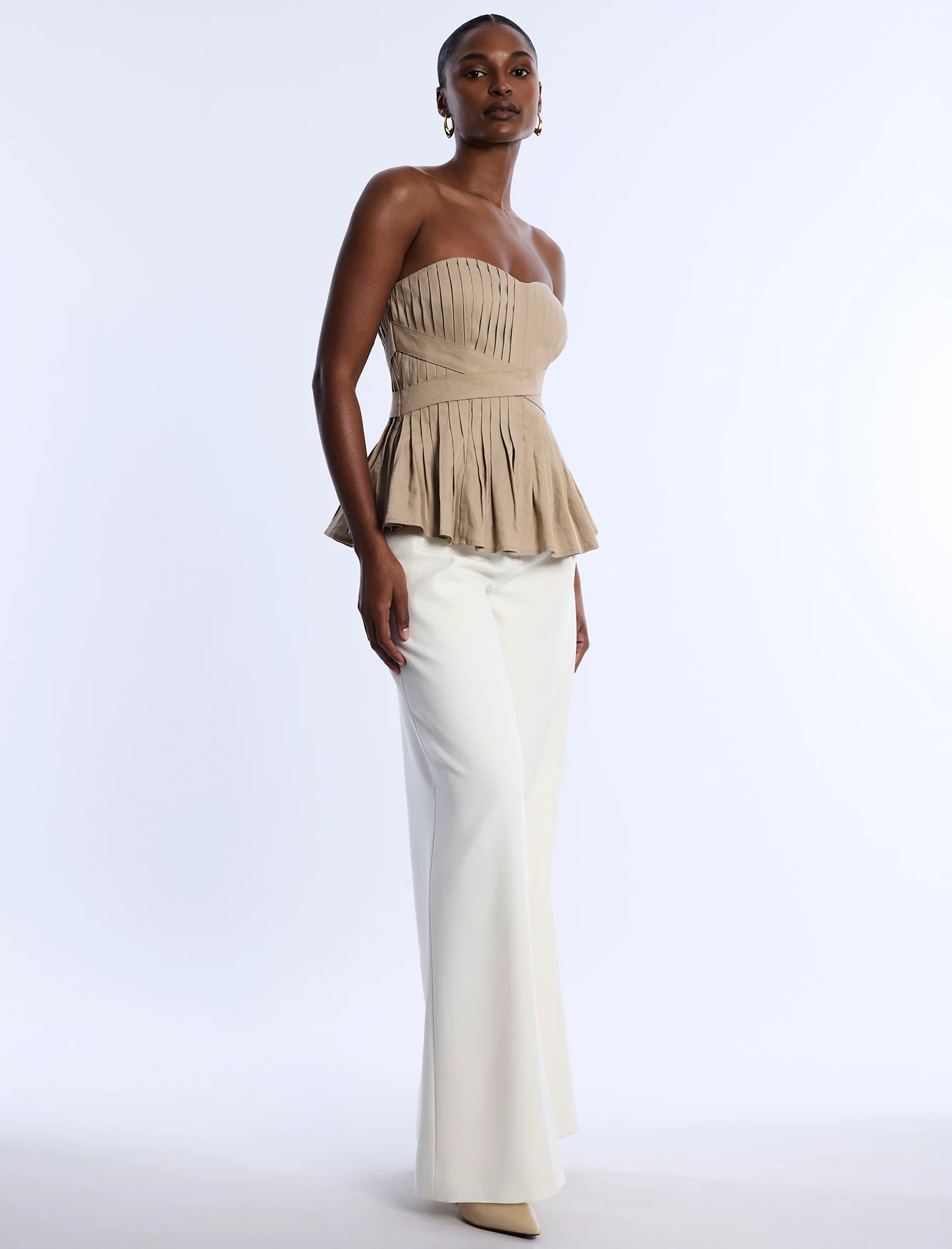 Stretch Linen Top - Builderot