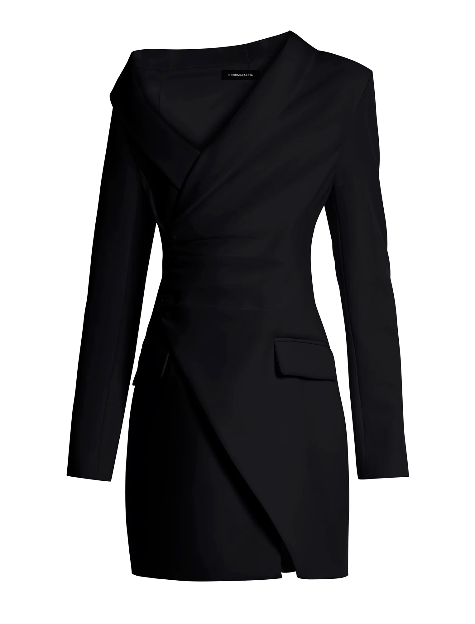 Asymmetrical Off Shoulder Dress - Builderot