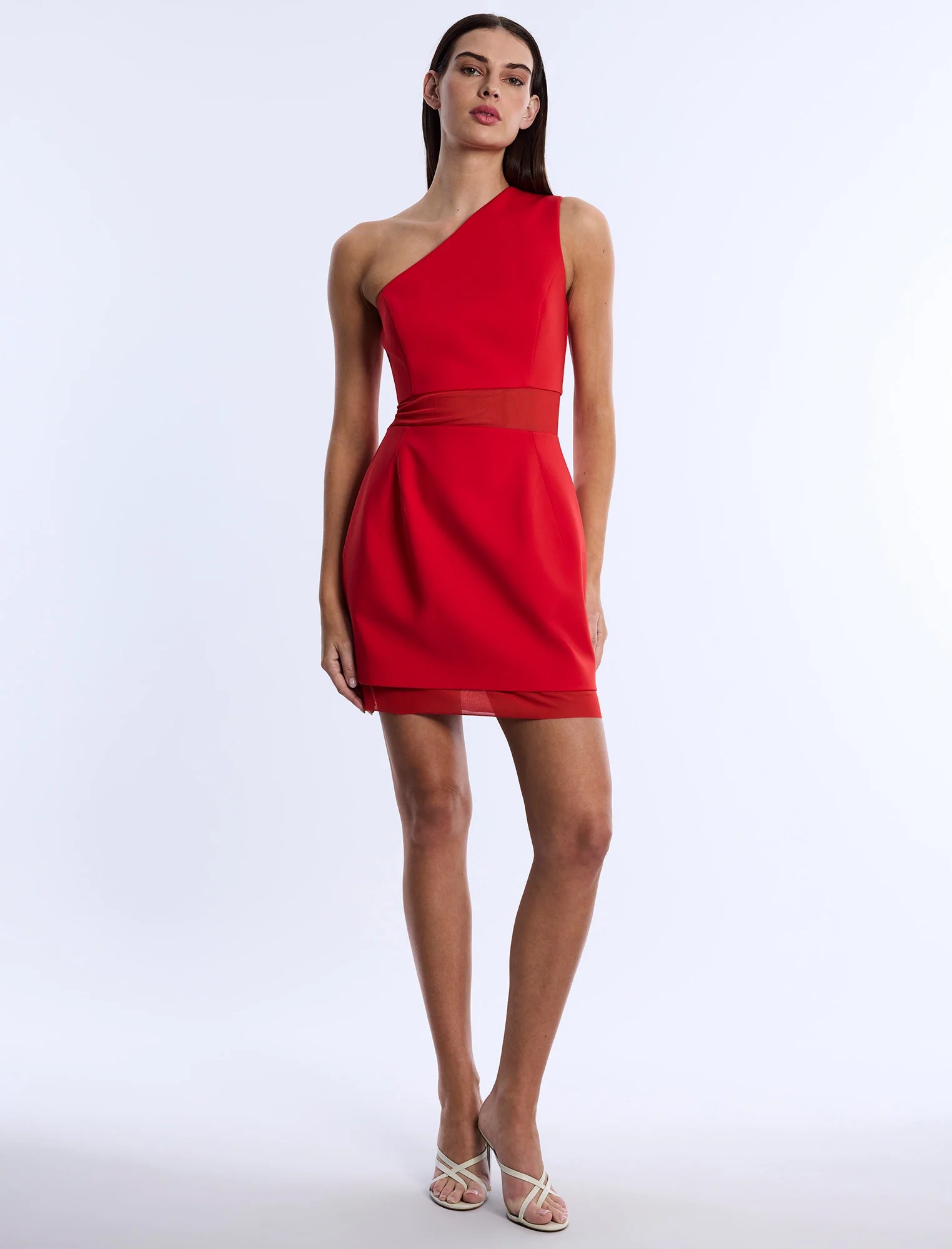 One Shoulder Mini Dress - Builderot