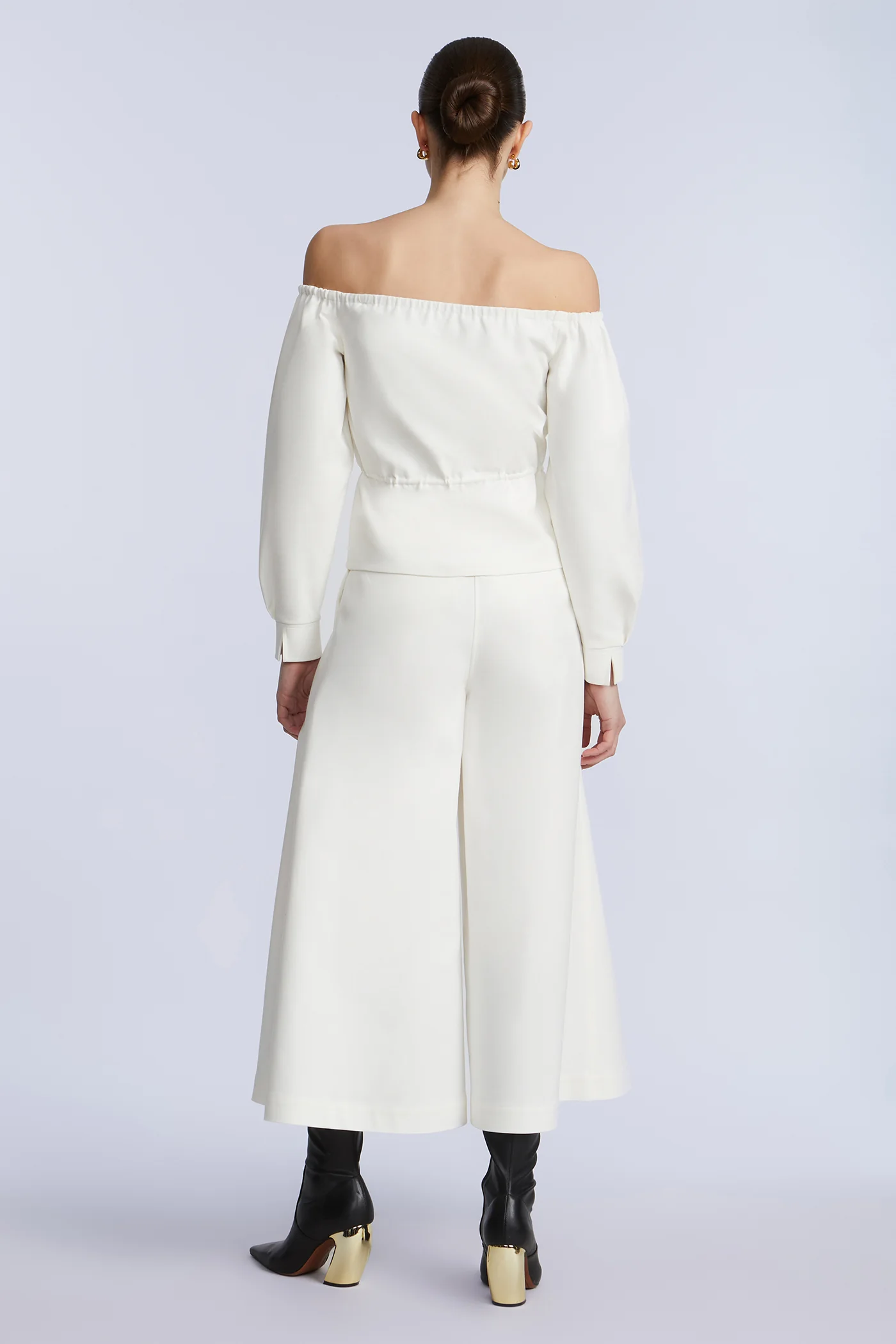 Off Shoulder Drawstring Top - Builderot