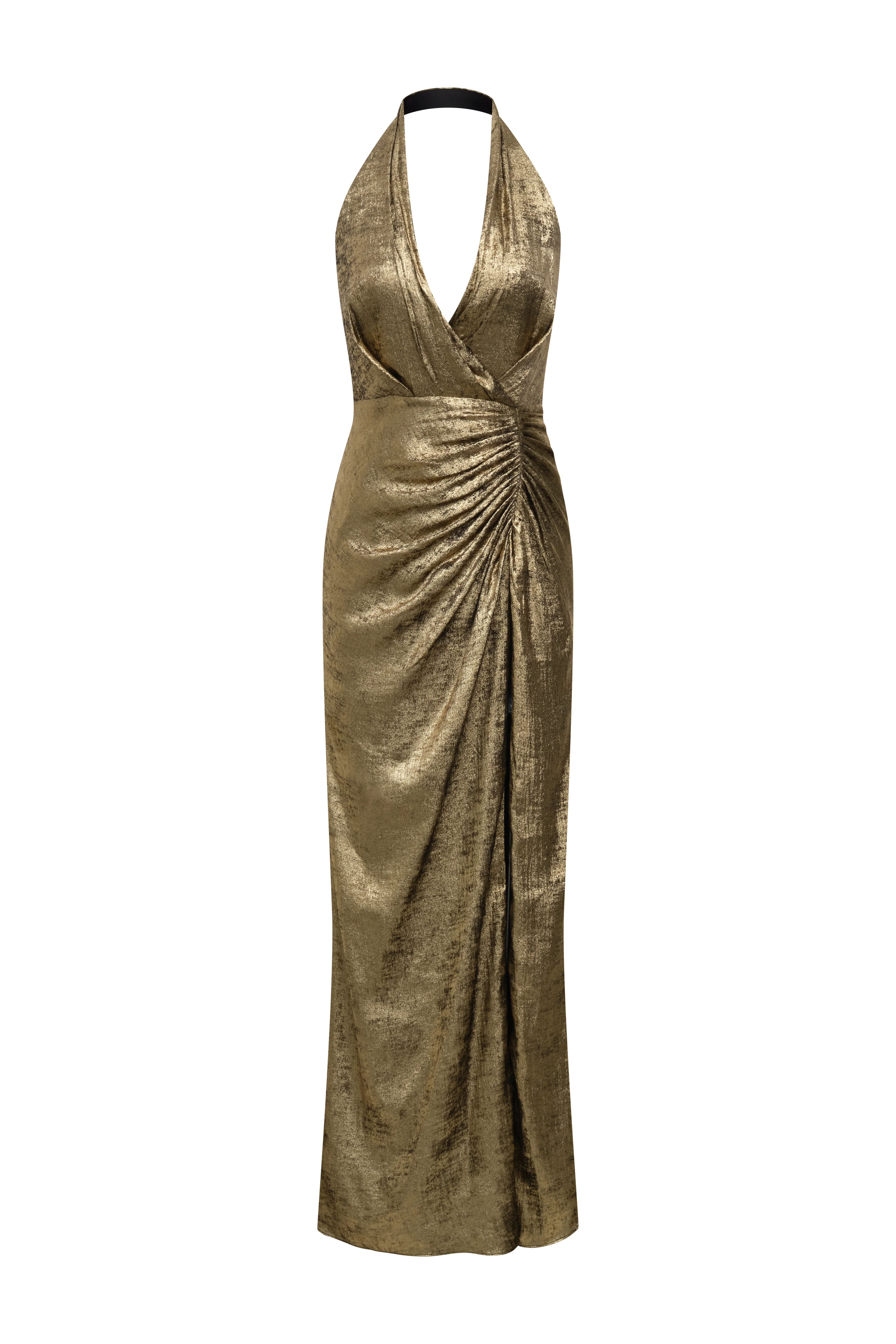 Lame Halter Gown - Builderot