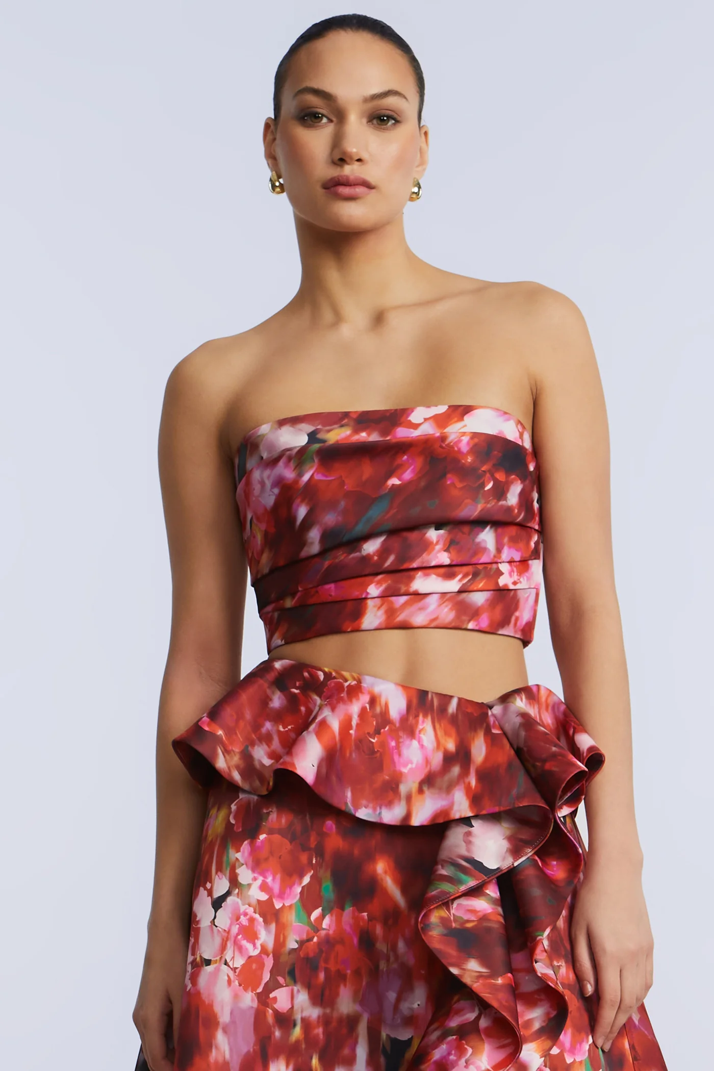 Pleated Satin Bustier - Builderot
