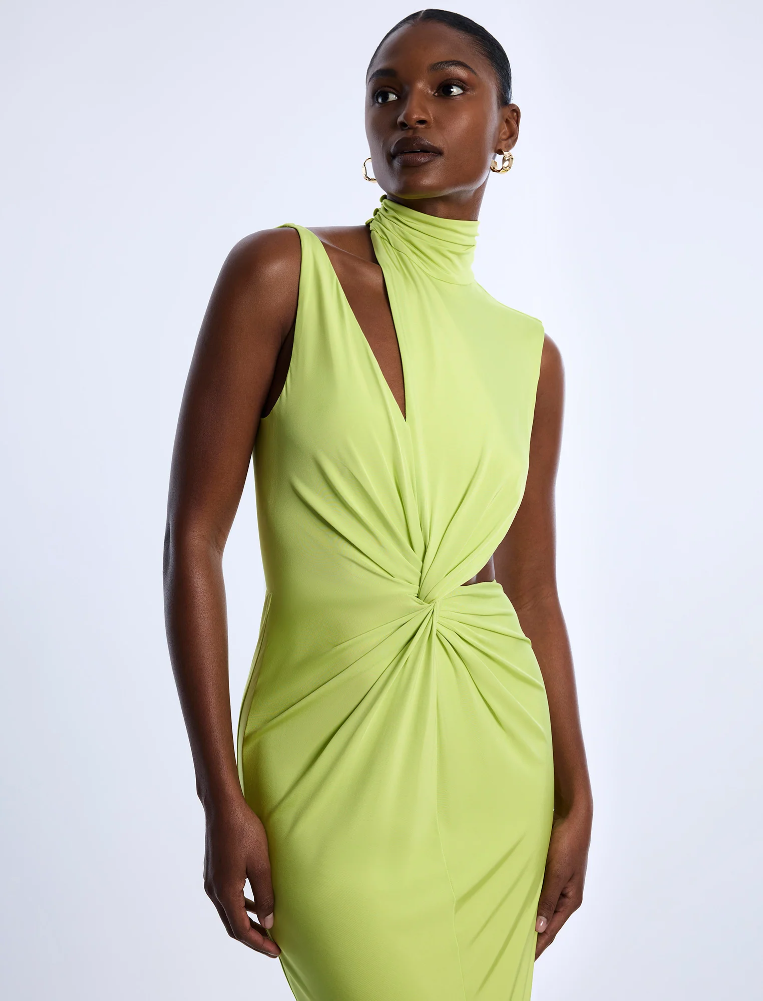 Asymmetrical  Jersey Gown - Builderot