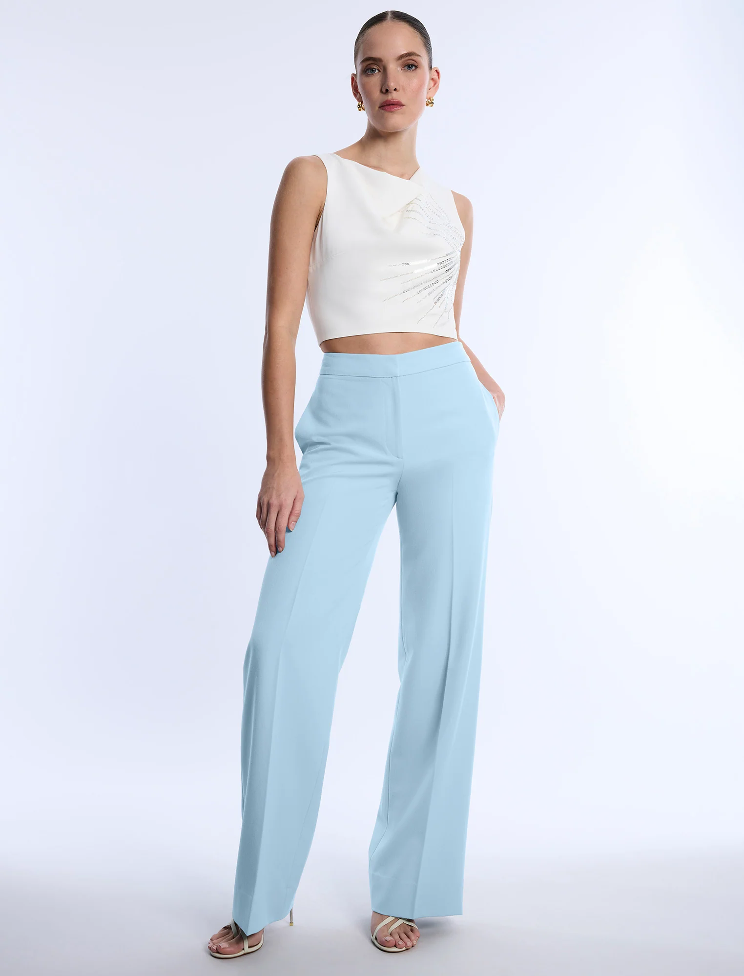 Tailored Straight Leg Pant - Builderot