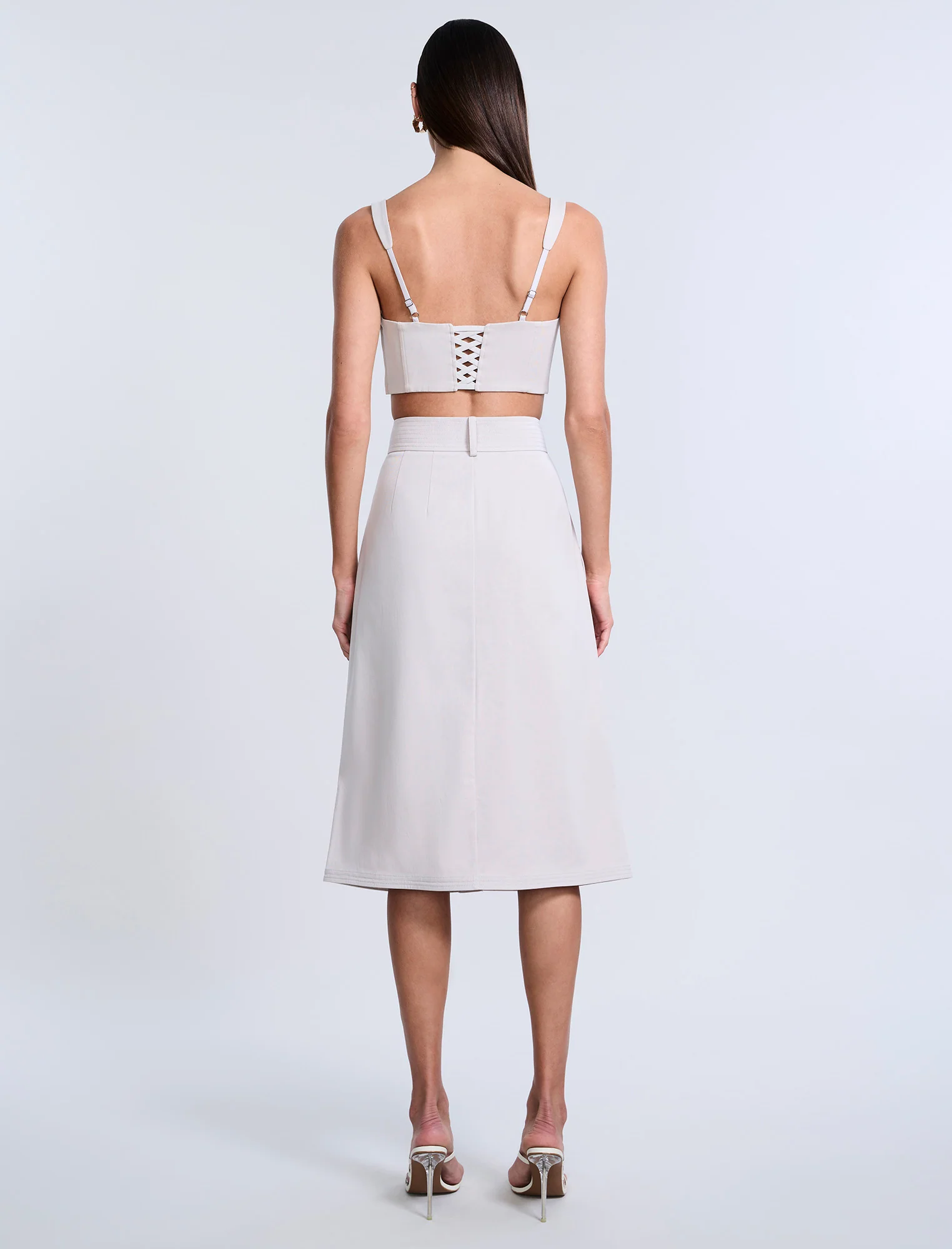 Button Front Cargo Skirt - Builderot