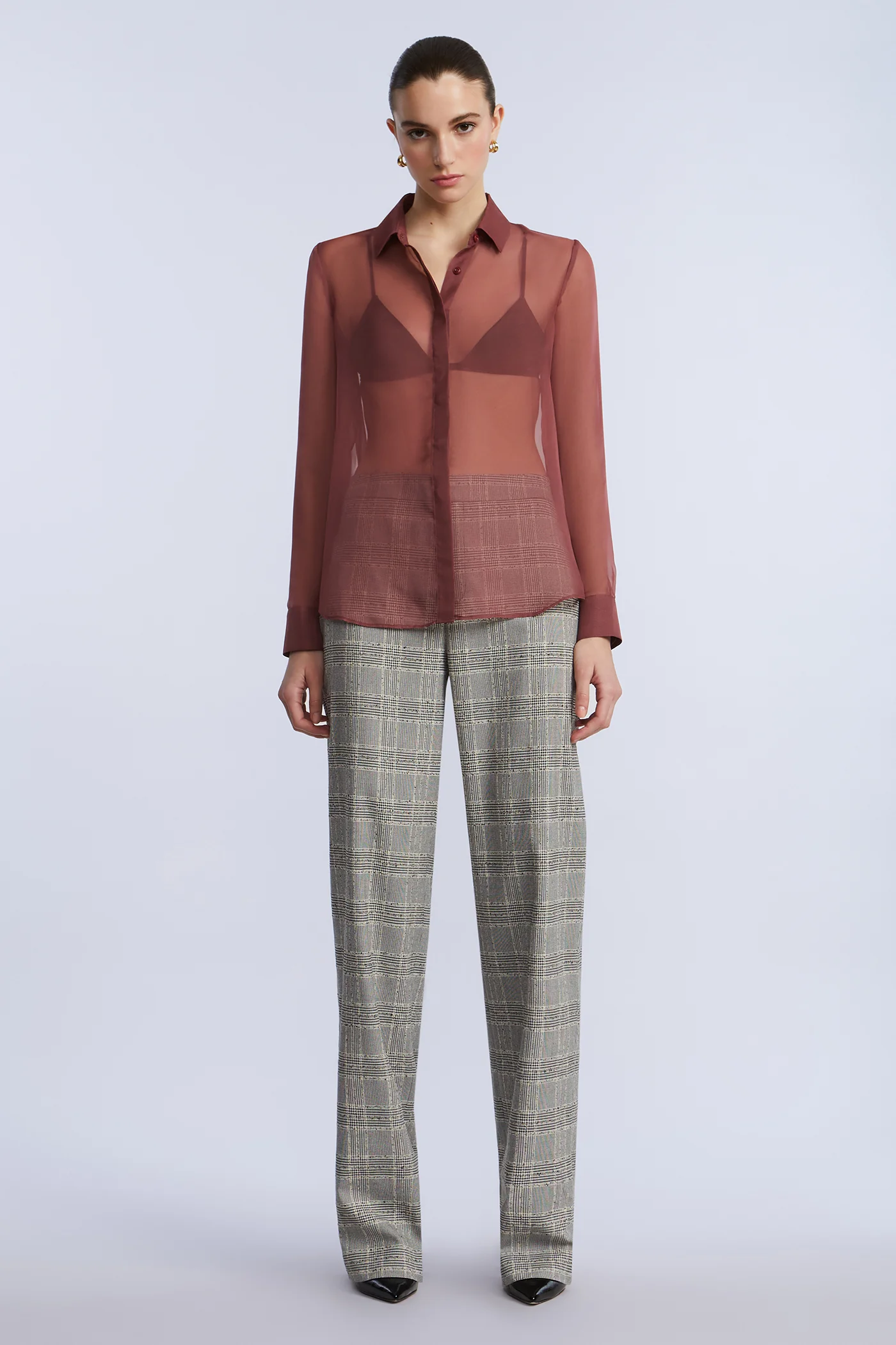 Chiffon Button Down - Builderot