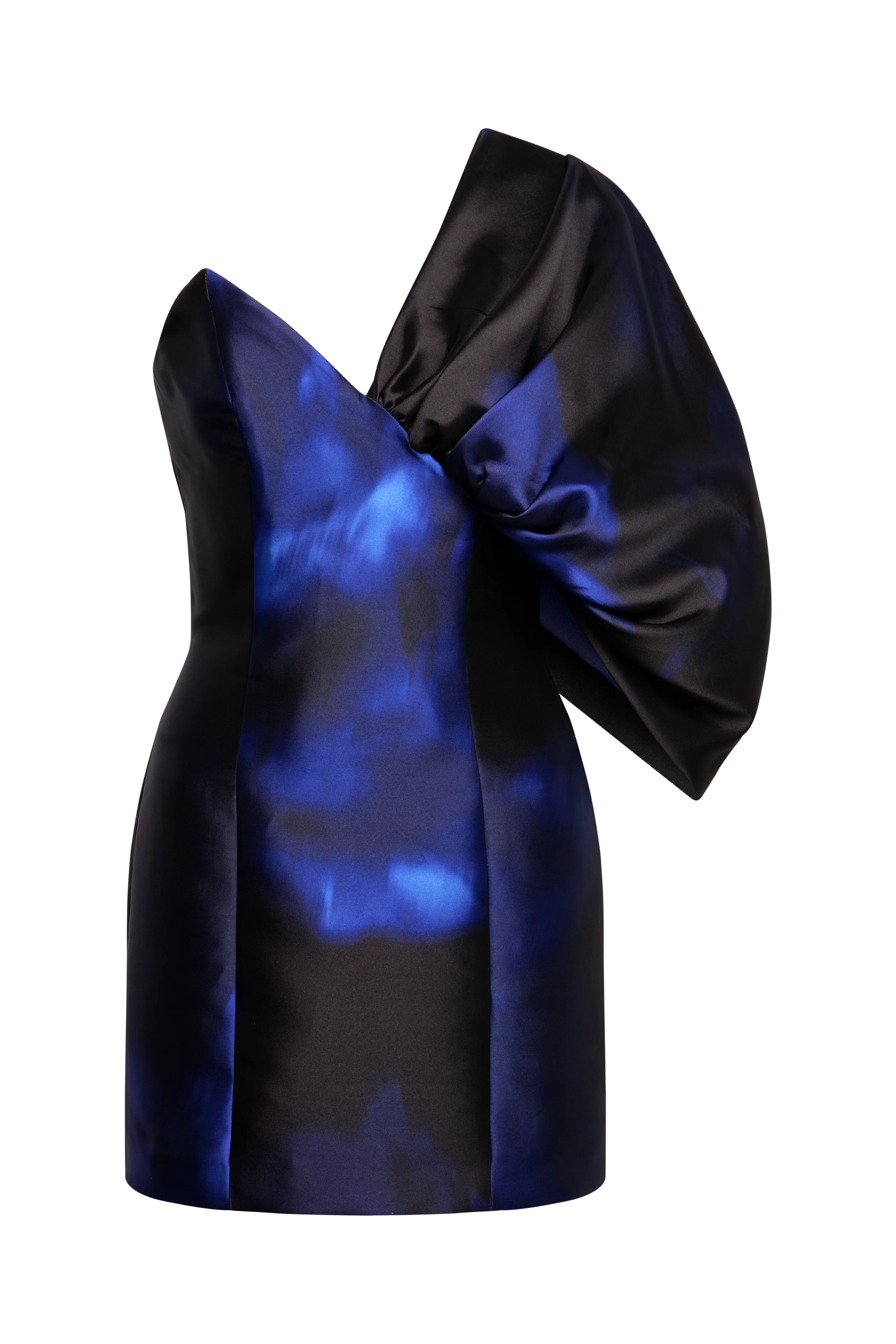 Exaggerated Sleeve Mini Dress - Builderot