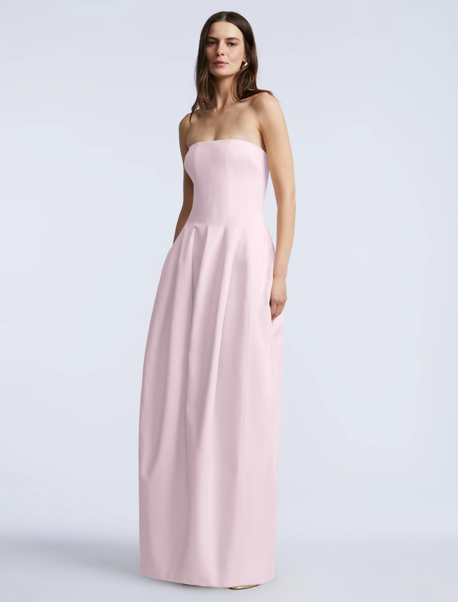 Solid Structured Gown - Builderot