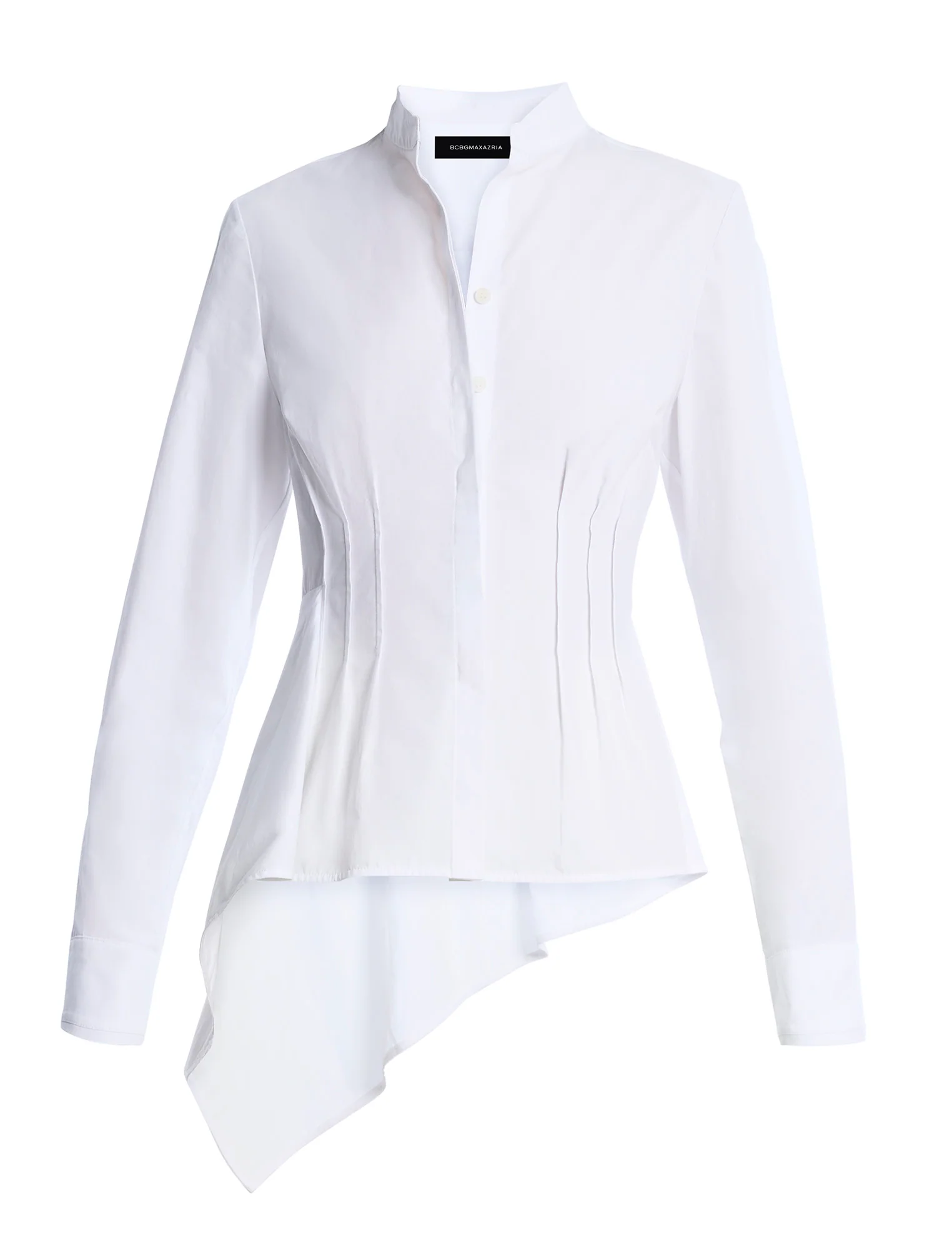 Asymmetrical Hem Shirt - Builderot